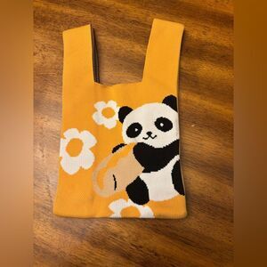 Charming Hey Panda Mini Tote Bag-Philly Cheesesteak